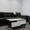 طاولة مجلس مودرن أبيض وأسود بتصميم أنيق- MT6004