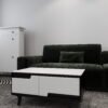 طاولة مجلس مودرن أبيض وأسود بتصميم أنيق- MT6004