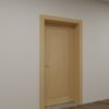 باب داخلي مودرن بلون خشبي فاتح بتصميم كلاسيكي أنيق-  D6005