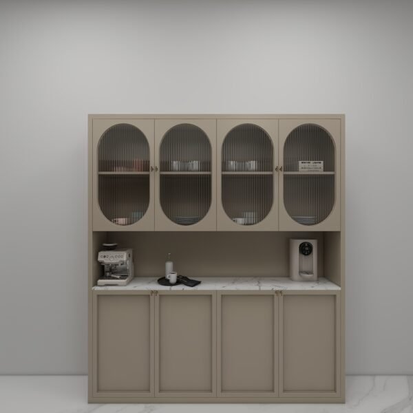 وحدة مطبخ فاخرة بتصميم عصري كلاسيكي 1.6متر - KU6014