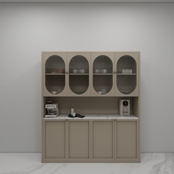 وحدة مطبخ مودرن بتصميم أنيق ومساحات تخزين متعددة 2متر - KU6013