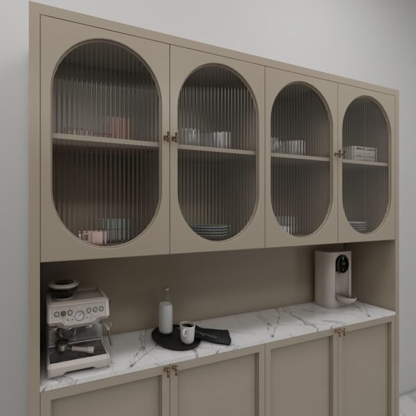 وحدة مطبخ فاخرة بتصميم عصري كلاسيكي 1.6متر - KU6014