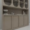 وحدة مطبخ فاخرة بتصميم عصري كلاسيكي 1.6متر - KU6014