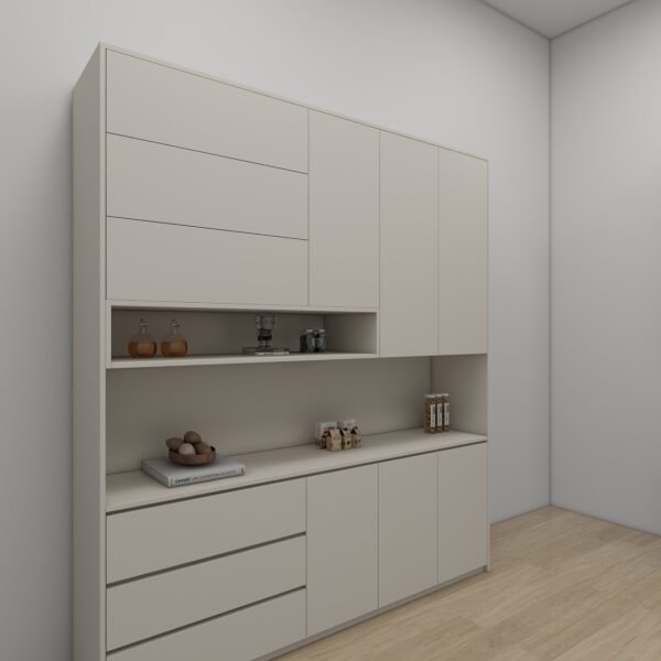 وحدة مطبخ مودرن بتصميم عملي ومساحات تخزين متعددة 1.8متر - KU6012