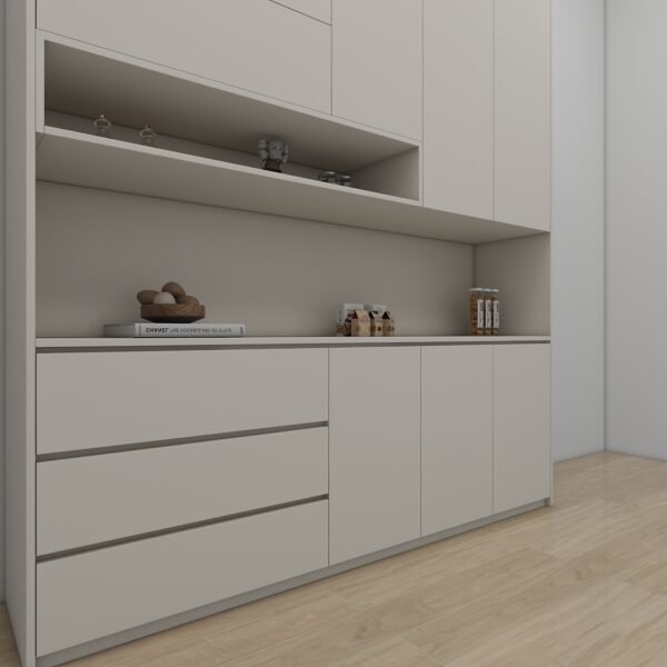 وحدة مطبخ مودرن بتصميم عملي ومساحات تخزين متعددة 1.8متر - KU6012
