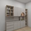وحدة مطبخ مودرن بتصميم أنيق ومساحات تخزين متعددة 2متر - KU6013