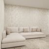 كنبة زاوية مودرن باللون البيج الفاتح – تصميم مريح بمساند ريلاكس–S6007