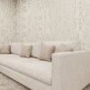 كنبة زاوية مودرن باللون البيج الفاتح – تصميم مريح بمساند ريلاكس–S6007